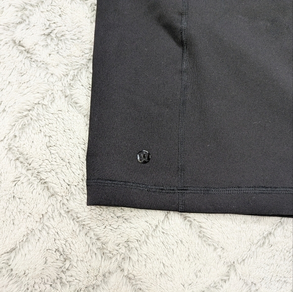 Lululemon Skirt Women's 4 Black Rocket Pencil Retro Front Zip Pockets Stretch - Picture 3 of 6